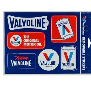Valvoline Vinyl Sticker Sheet 5" x 7" Sheet